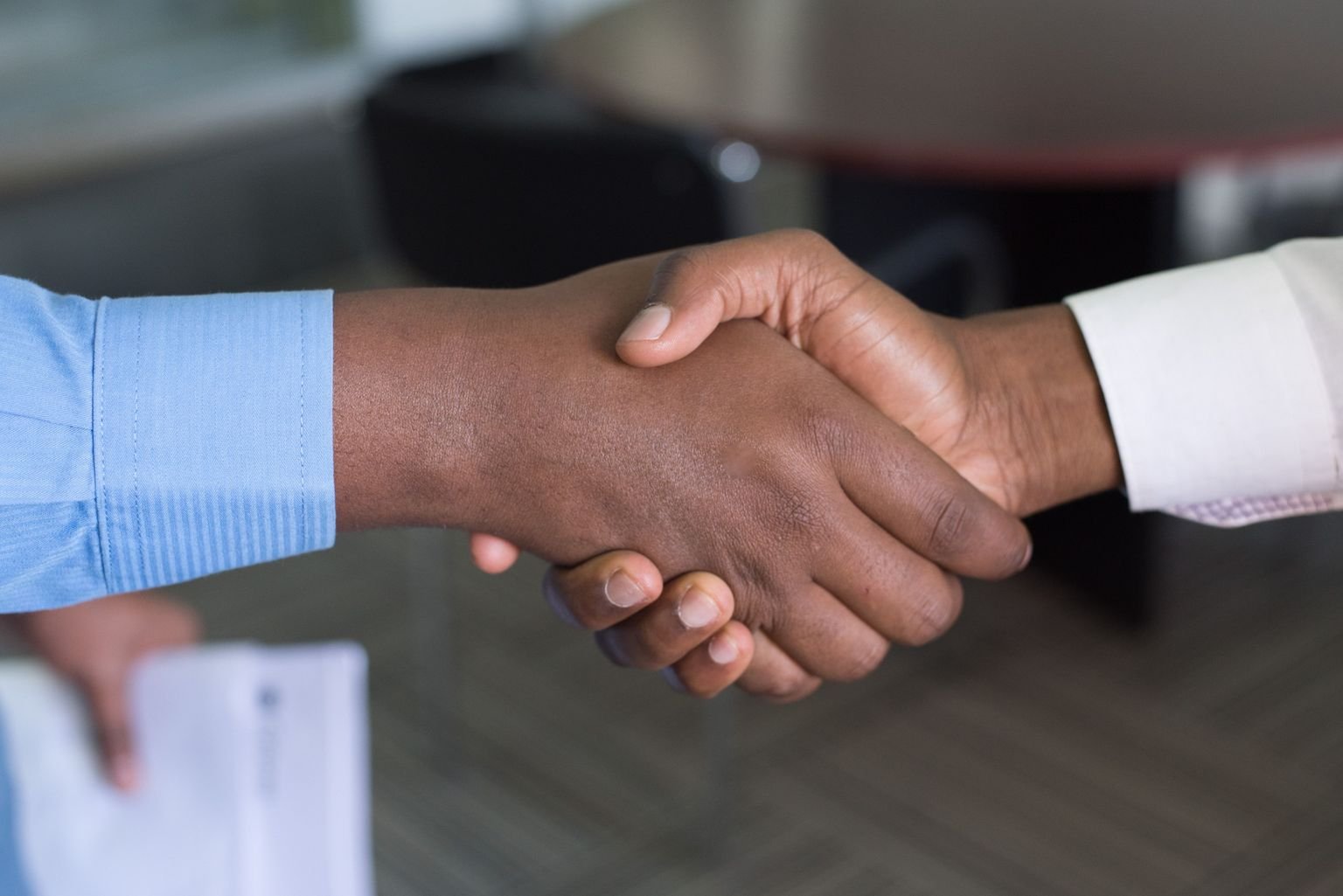 Partnership handshake