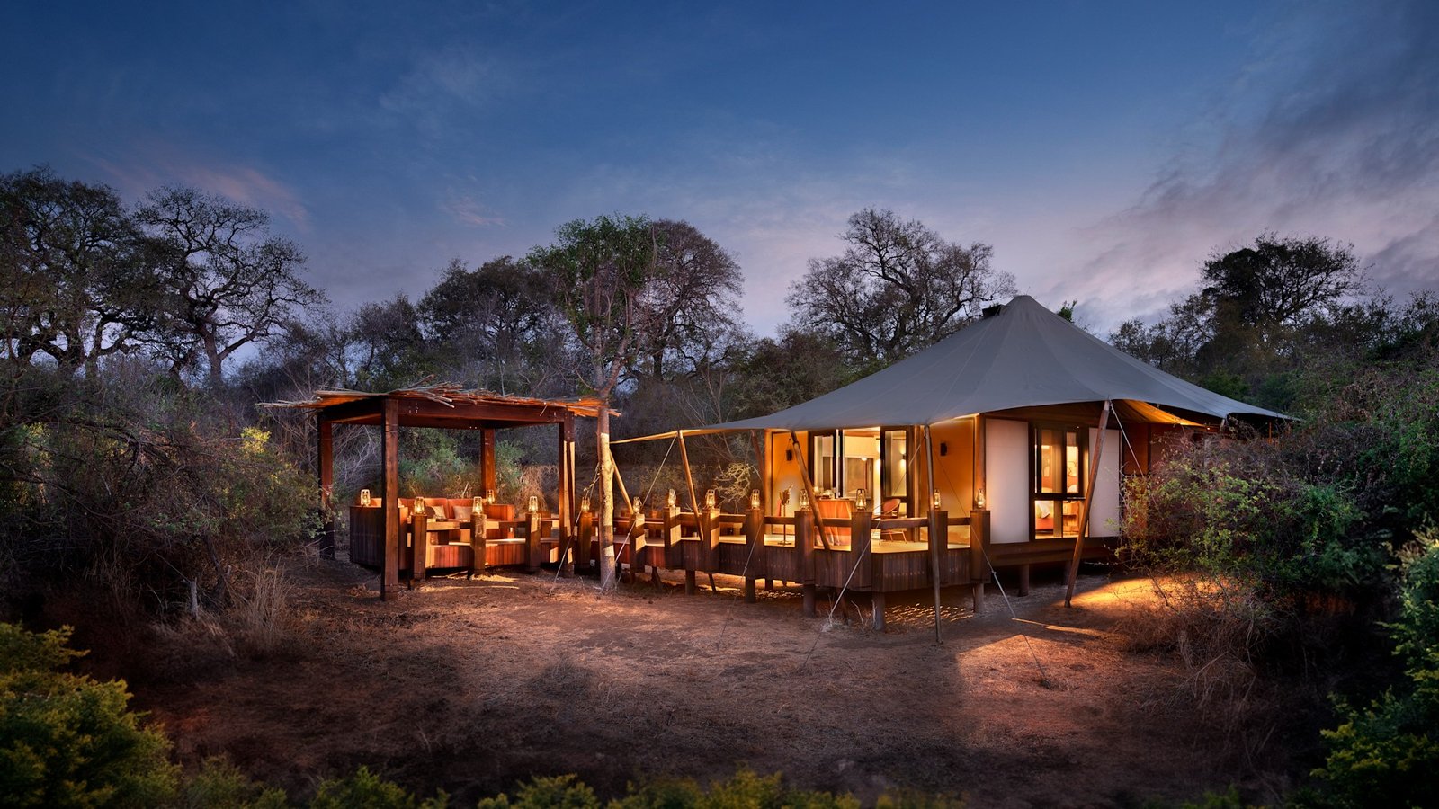 Luxury safari camp